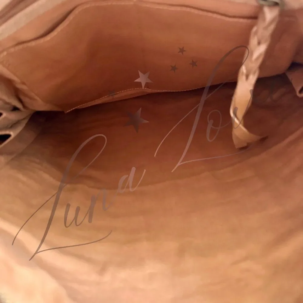 FREE PEOPLE We The Free Bexley Suede Backpack In Tan NWT